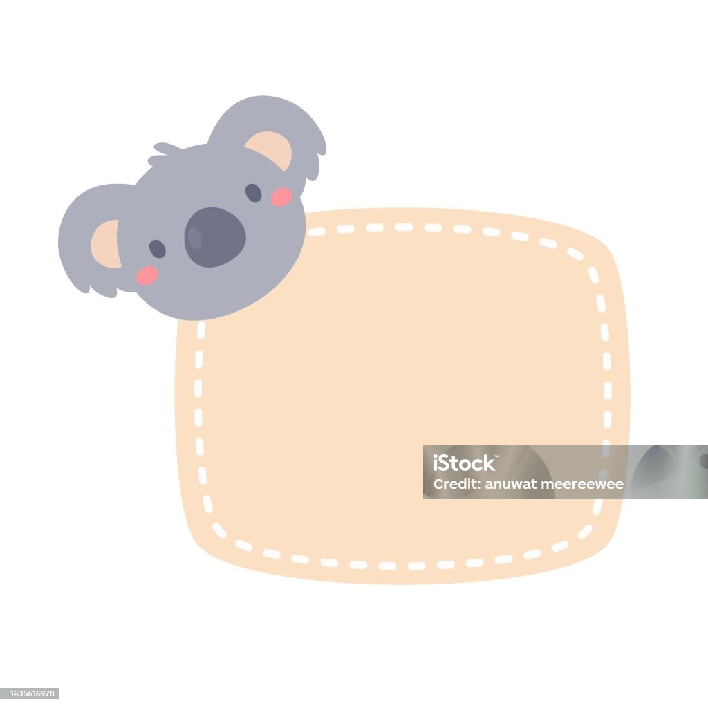 Text Frame Animals Cute Wild Animal Cartoon Text Frame For Decorating Schedule Notebook ...