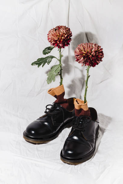 istock Shoes and flowers. 1435617014