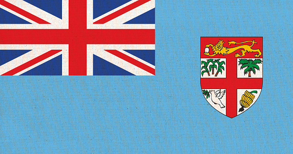 Flag of Tasmania (Australia) printed on a paper sheet.