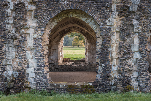Waverley Abbey, Farnham, Surrey, Historic site, UK