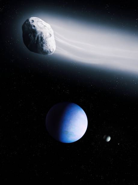 istock Threat of collision with a comet 1435644454