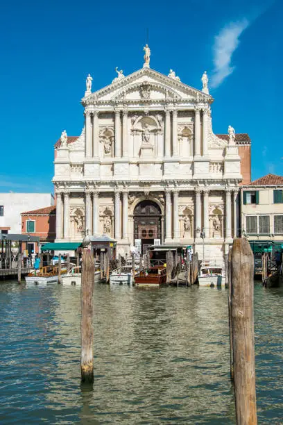 Church of Santa Maria di Nazareth, building on the Grand Canal, city of Venice, Italy, Europe
