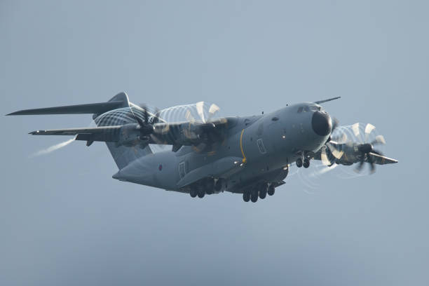 istock A400M Atlas coming in to land 1435656909