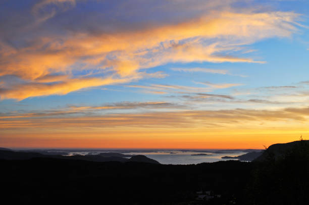 istock Sunset in Norway in the mountains. 1435663373