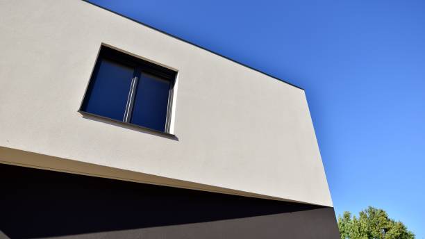 istock New single family house in a new development area. 1435669571