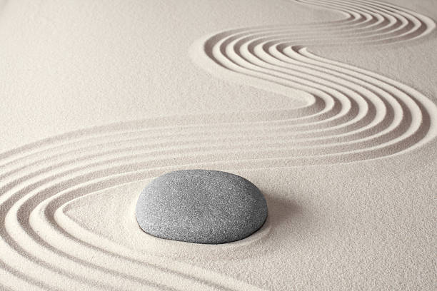 spiritual zen meditation background stock photo
