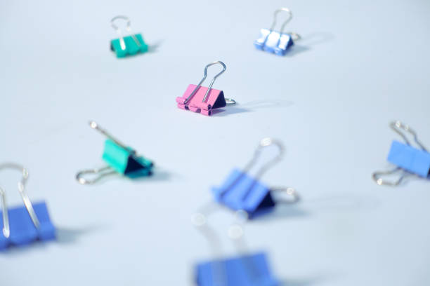 23.10.2022 mix colors group of paper clips