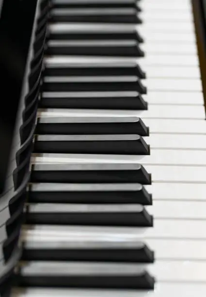 Photo of piano and piano keyboard