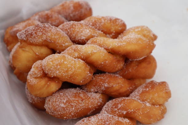 istock The twisted bread stick of Korean style. 1435729688