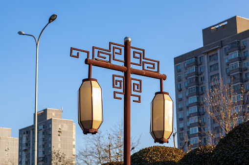 Chinese classical style street lamp