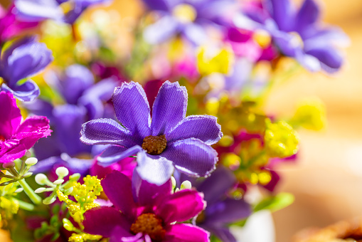 colorful artificial flowers