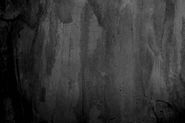 istock Old wall texture cement dark black gray  background abstract grey color design are light with white gradient background. 1435751295
