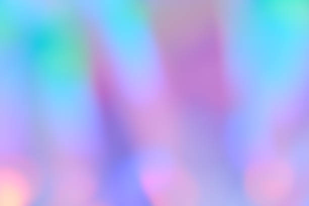 istock Soft gradient background with Smooth Blurred holographic iridescent colors 1435758905