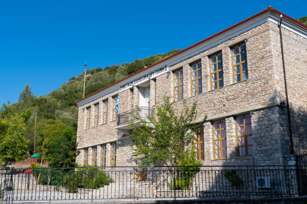 istock Historic elementary school building exterior in Karytaina village 1435775135