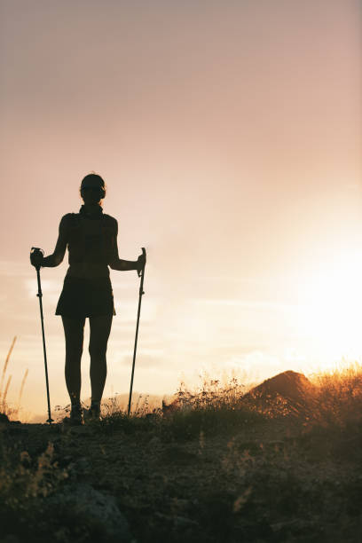 istock A woman during a religious pilgrimage in the hills. 1435776643