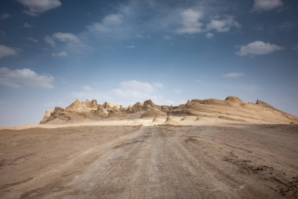 istock Bizarre Yardang landform(Obo Liang) at Mangya City, China 1435778723