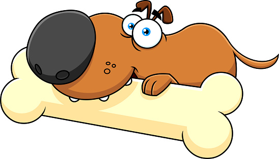 Hueso DE Mascotas, Dibujos Animados DE Fondo Transparente Vector Hueso DE Mascotas, Dibujos Animados DE Fondo Transparente Vector