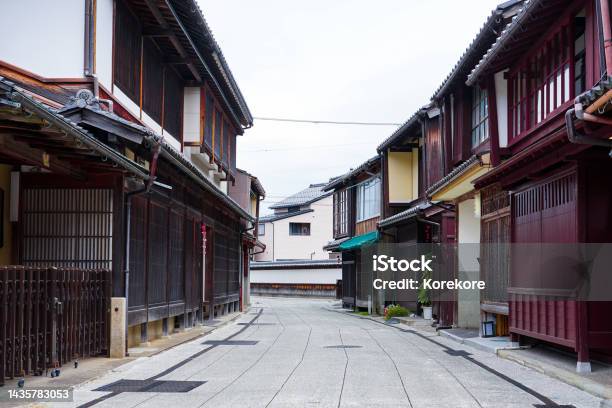 Obama Nishigumi Traditional Buildings Preservation Area Obama City Stock Photo - Download Image Now