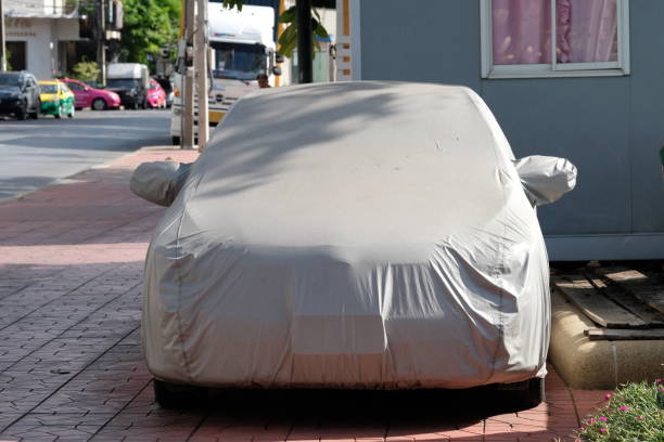istock The car cover 1435783871