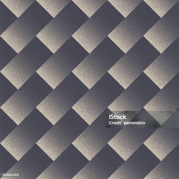 Angled Stripes Stippled Neat Seamless Pattern Vector Simple Abstract ...