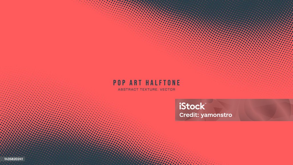 Pattern Halus Pop Art Dots Halftone Pattern Vector Batas Melengkung Halus Latar ...
