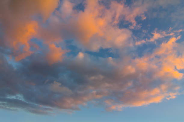 istock cumulus clouds fly over the blue sky at the evening, natural cloudy sky background 1435833496