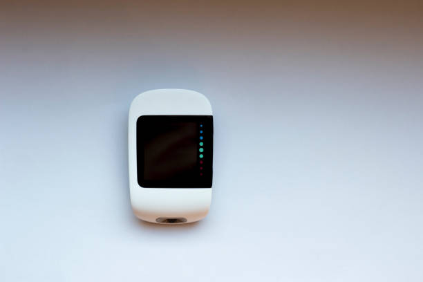 istock Glucose meter device for measuring blood sugar on an isolated background 1435837800