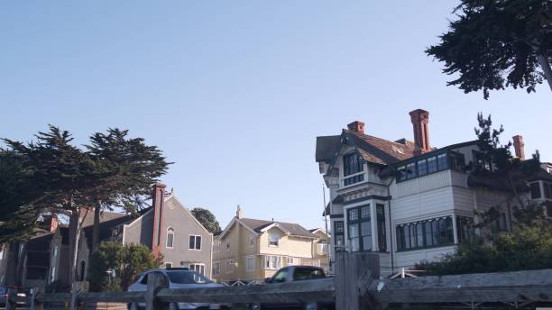 istock Monterey Pacific Grove, California coast beachfront colonial houses architecture 1435854370