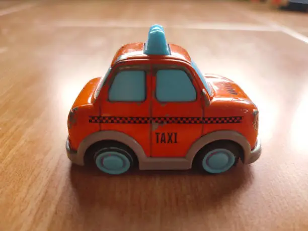 Photo of Orange Taxi Toy