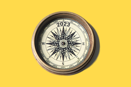New year resolution 2023 plan compass