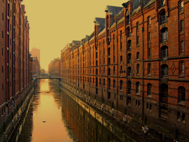 istock Sunset in Hamburg's Speicherstadt 1435871389
