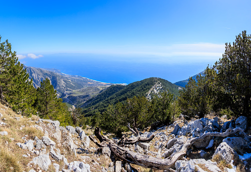 Ionian Sea from the mountain riviera