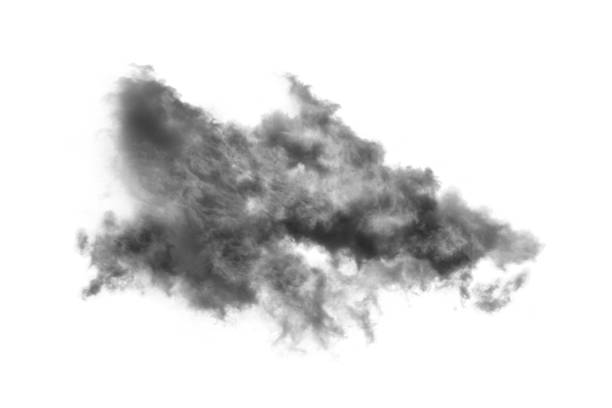 istock Textured Smoke,Abstract black,isolated on white background 1435879045