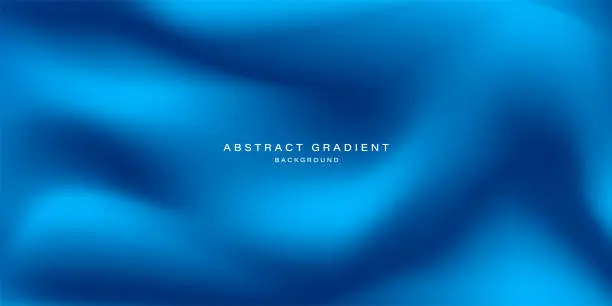 Vector illustration of Abstract blurred gradient blue background with bright colors. Colorful smooth illustrations, for your graphic design, template, wallpaper, banner, poster or website