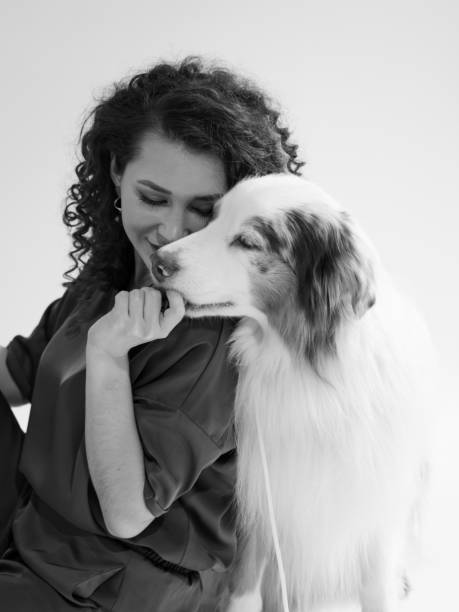 istock Love between owner and dog. 1435885300