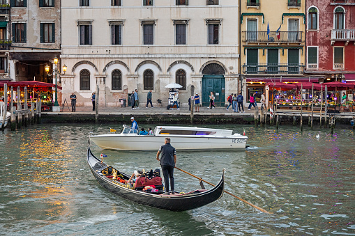 Old houses in Venice, Italy stock