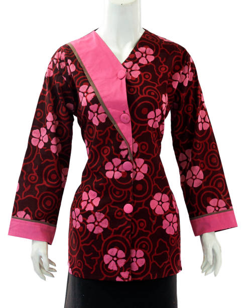 istock Women's long sleeve shirt with floral print 1435889469