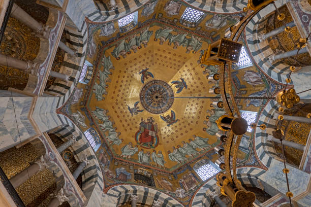 istock Mosaic Dome in Aachen Cathedral 1435895401