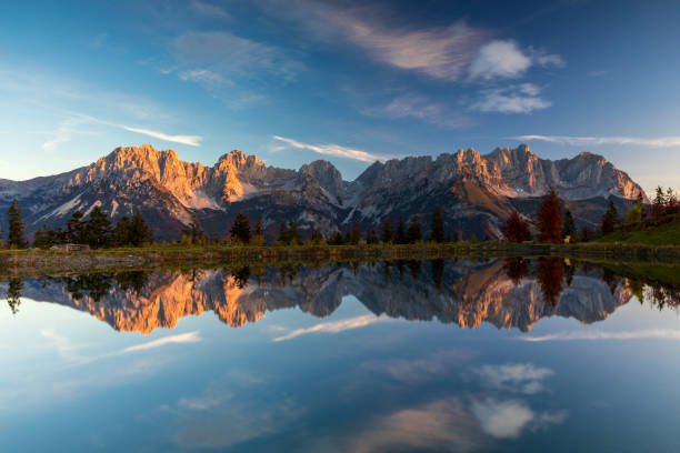 istock Alpenglow at Wilder Kaiser mountains 1435895640