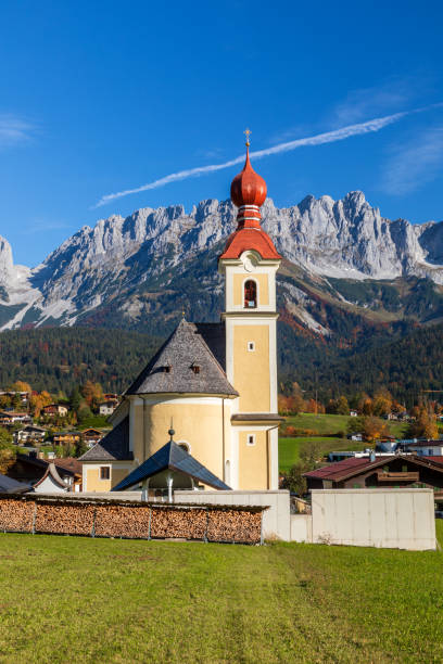 istock View of Going in front of Wilder Kaiser mountains 1435897494