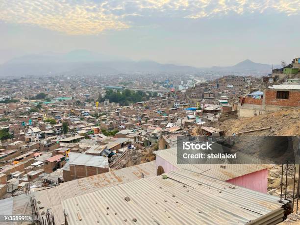 San Cristobal Hill Rimac District Lima Peru Stock Photo - Download Image Now - Architecture, Building Exterior, Capital Cities