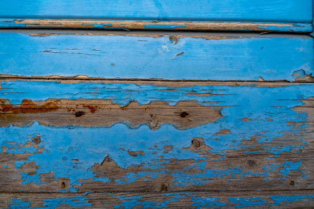Old door in Parikia town on Paros island