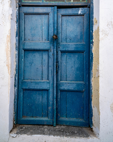 Havana, Old Front Door On A City Street