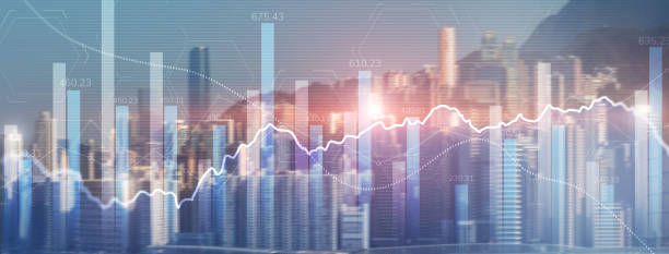 istock Data analysis. Financial data on a monitor as Finance data concept. Analytics 2022 on city background 1435901696