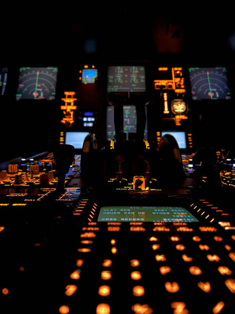 istock airplane controls at night cockpit point of view 1435904075