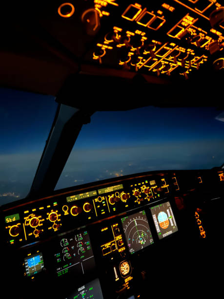 istock control pannel of airplane at night horizontal photo 1435904334