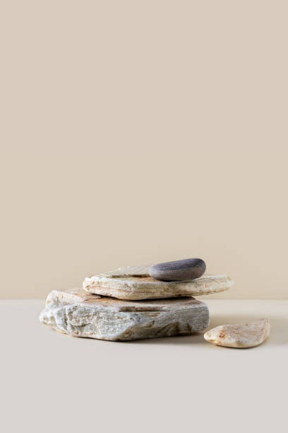 istock Stone podium mock up for product cosmetic 1435915562