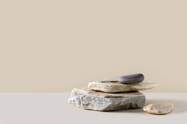 istock Stone podium mock up for product cosmetic 1435915568
