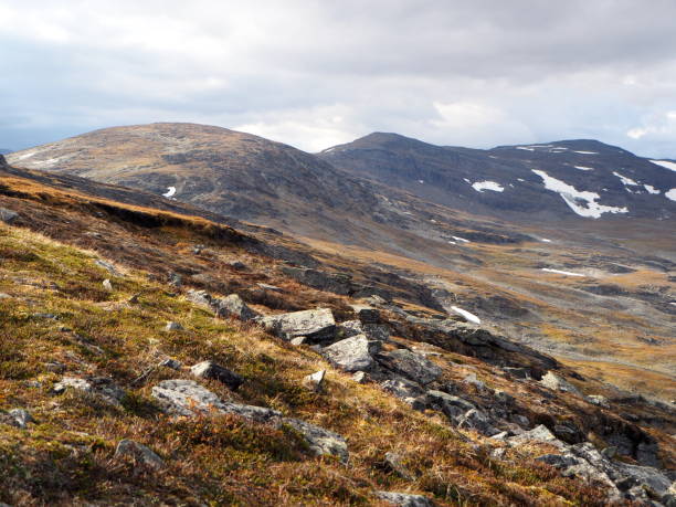 istock Mountain view during the fall season in Swedish Lapland 1435936136
