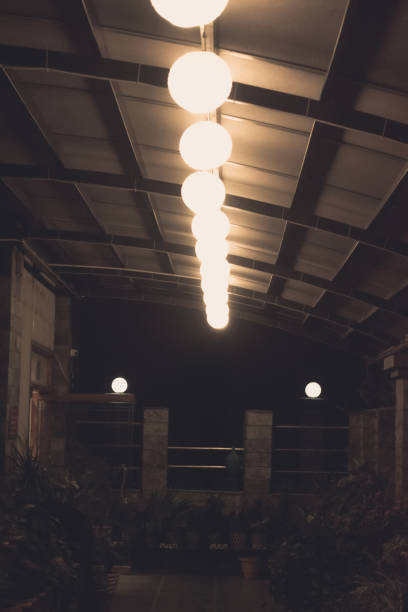 istock lights in the empty corridor - aesthetic romantic vibes 1435939627